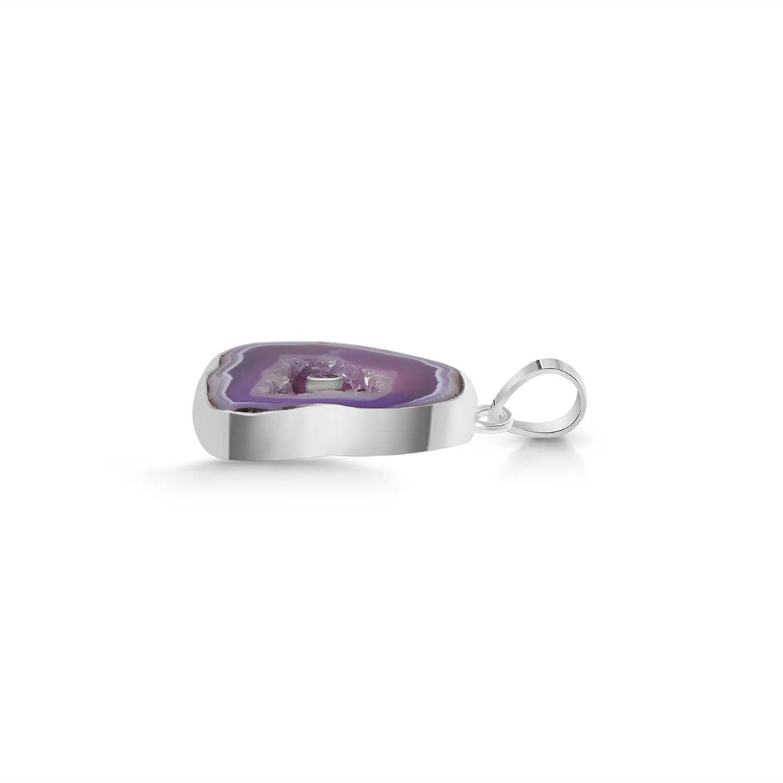 Purple Agate Pendant-(APU-P-47.)